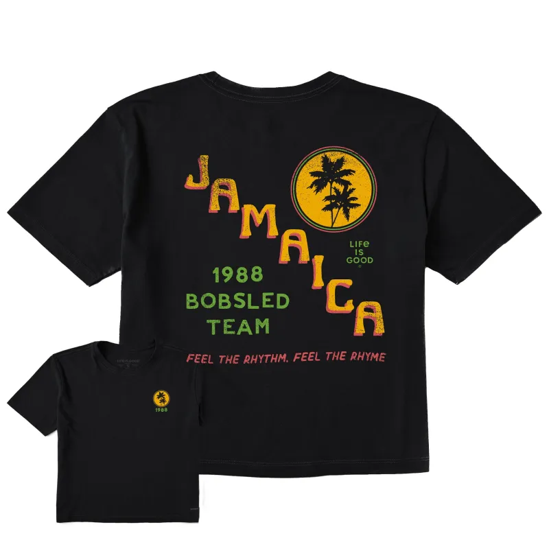 Women's Jamaica Bobsled Team Short Sleeve Crusher Boxy Tee sold by Life is Good