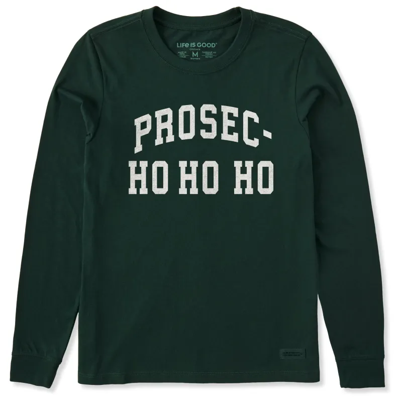 Women's Prosec-Ho Ho Ho Arch Long Sleeve Crusher Tee sold by Life is Good