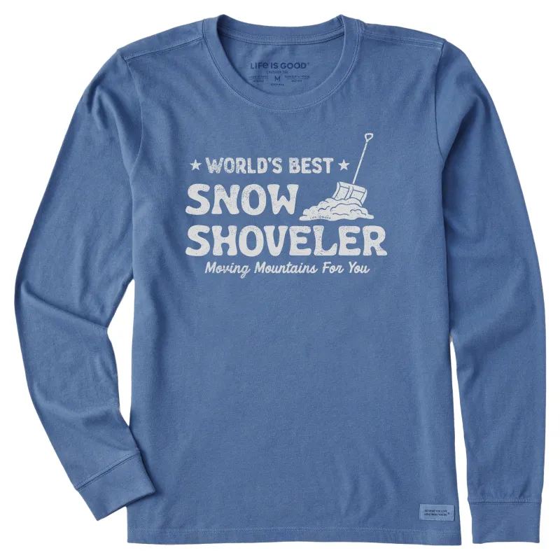 Women's Snow Shoveler Long Sleeve Crusher Tee sold by Life is Good