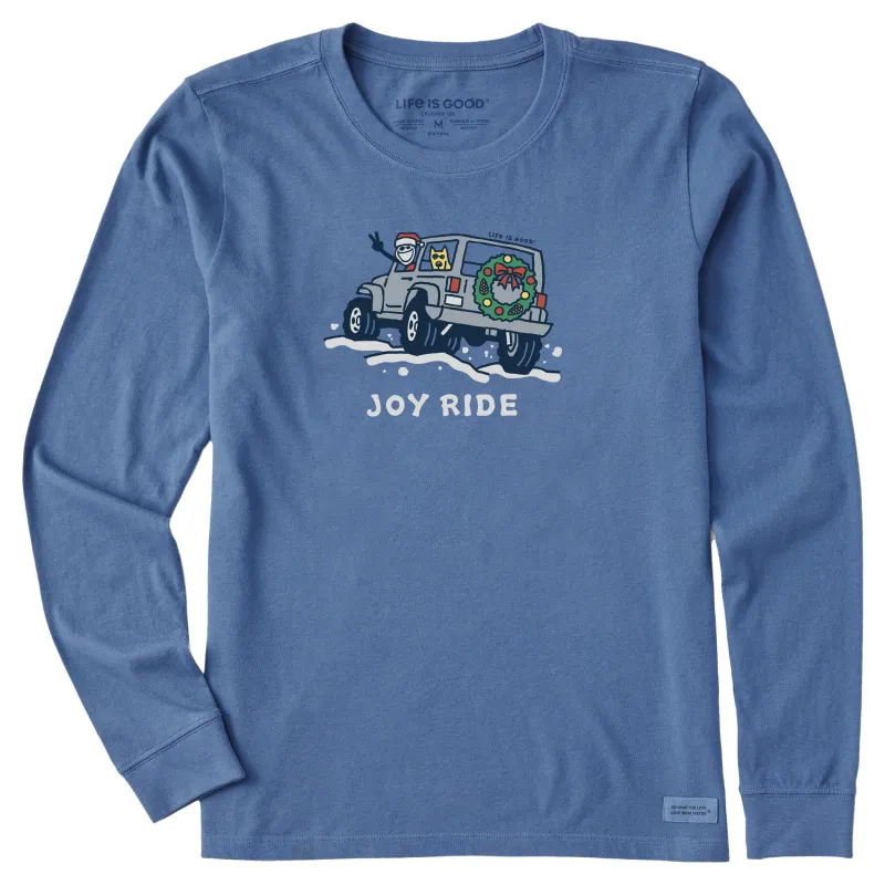 Women's Joy Ride Jack and Rocket Long Sleeve Crusher Tee made by Life is Good