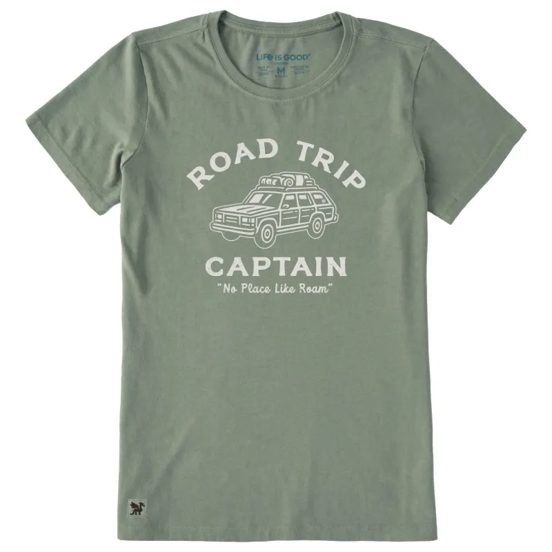 Women's Road Trip Captain Station Wagon Short Sleeve Crusher Tee made by Life is Good