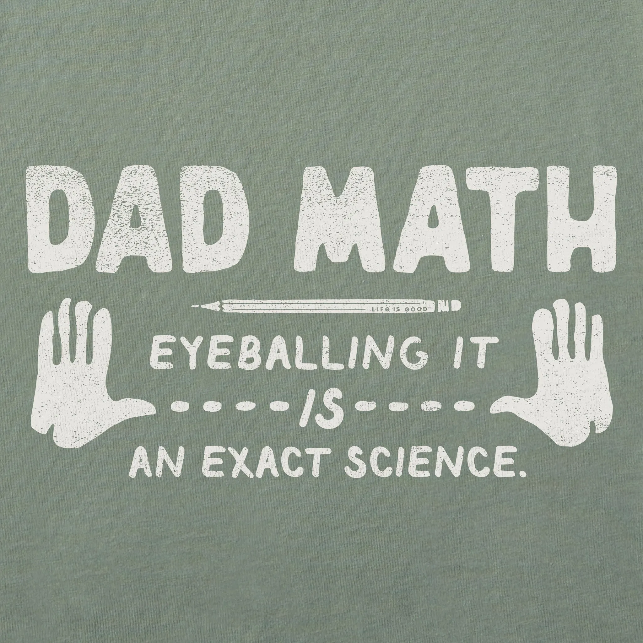 Men's Dad Math Simply True Fleece Hoodie sold by Life is Good product image thumbnail 2