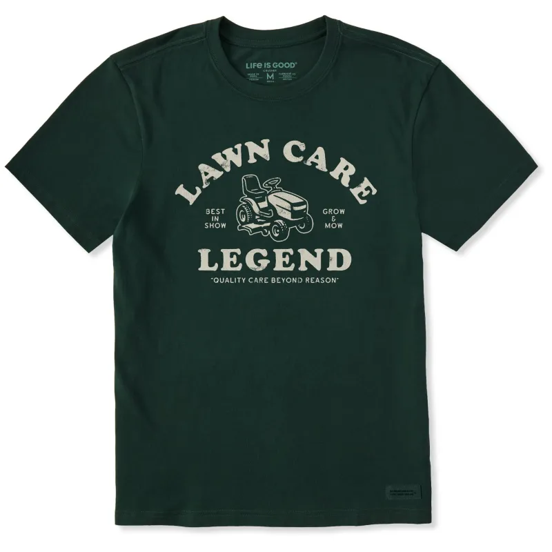 Men's Lawn Care Legend Short Sleeve Crusher Tee sold by Life is Good