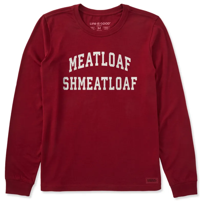 Women's Meatloaf Shmeatloaf Arch Long Sleeve Crusher Tee sold by Life is Good