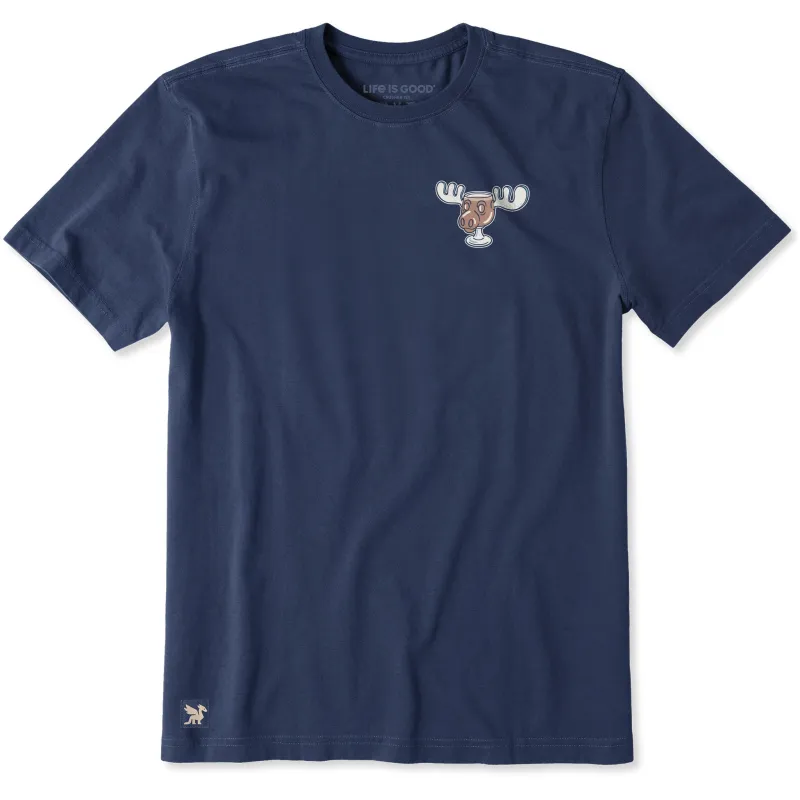 Men's Moose Cup Short Sleeve Crusher Tee sold by Life is Good