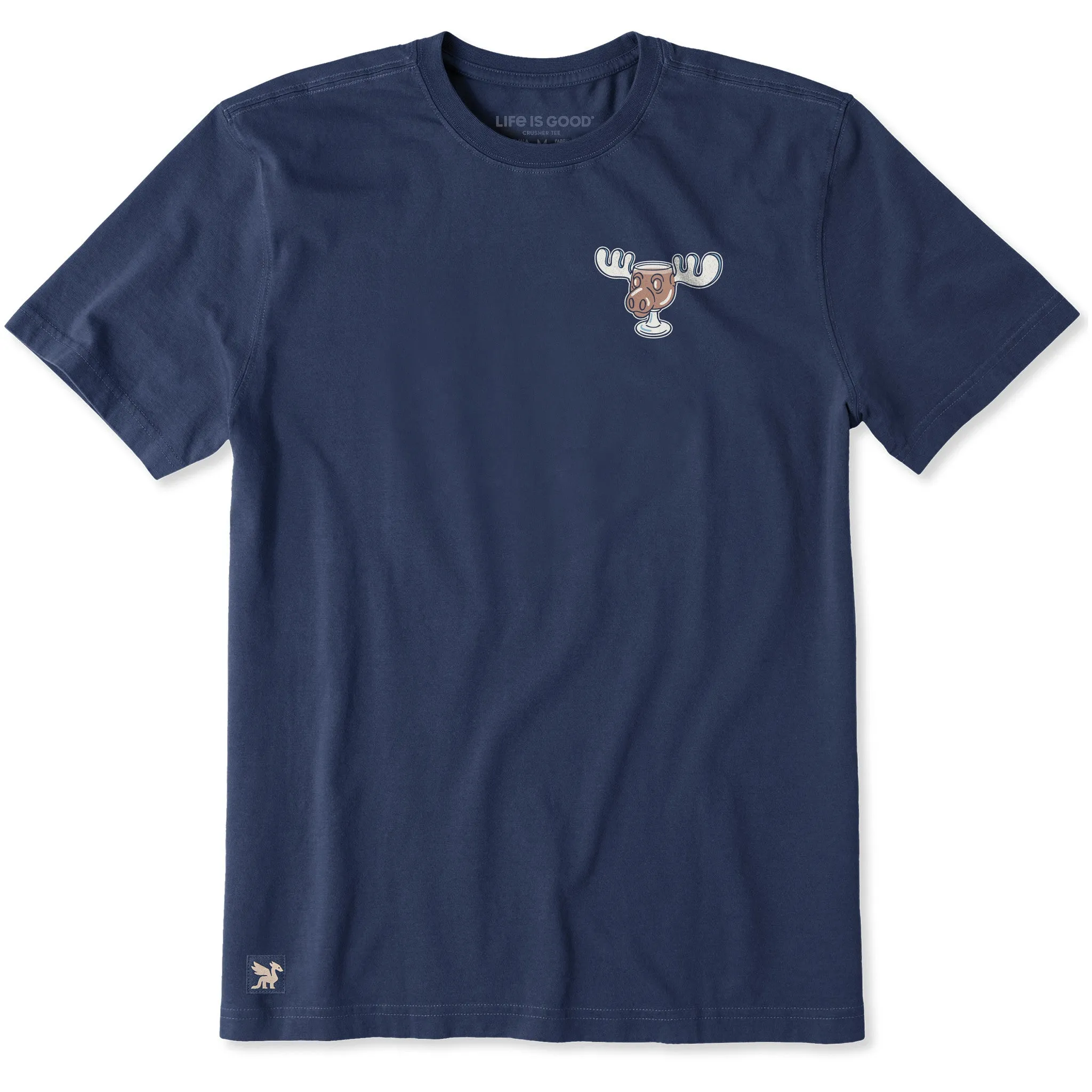 Men's Moose Cup Short Sleeve Crusher Tee sold by Life is Good
