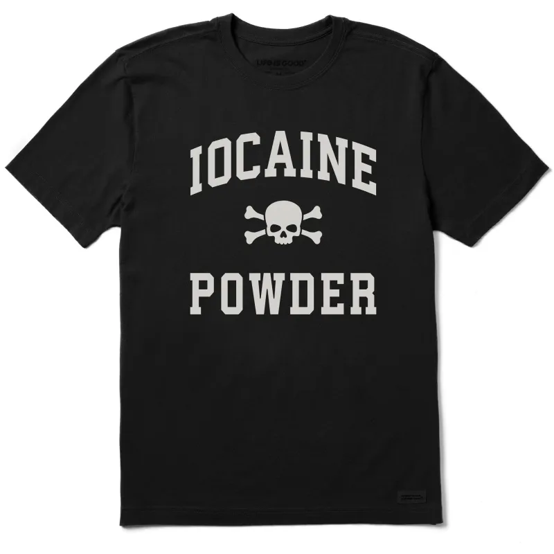 Men's Iocaine Powder Arch Short Sleeve Crusher Tee sold by Life is Good
