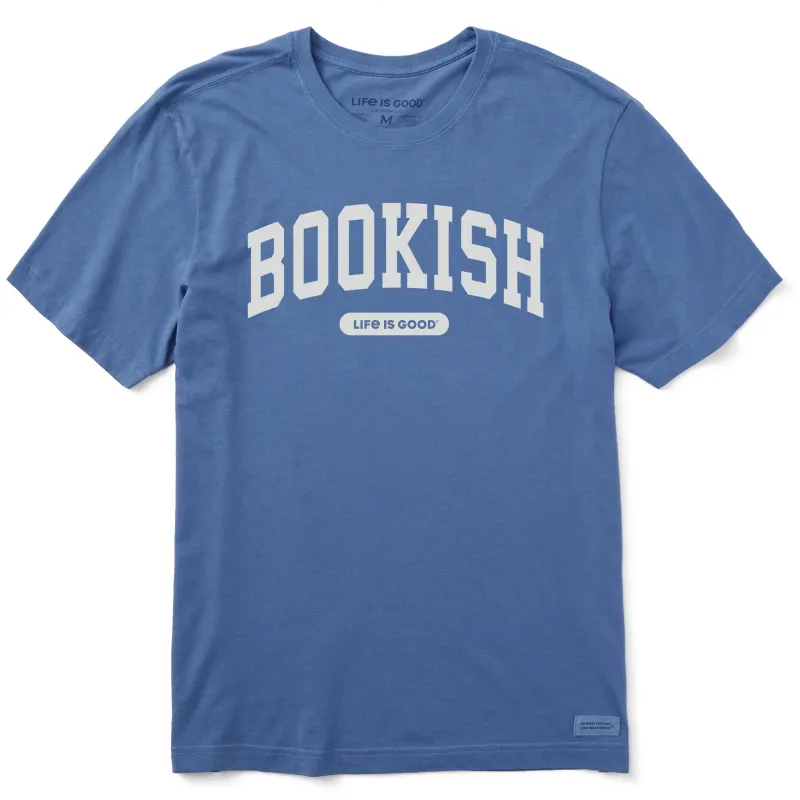 Men's Bookish Arch Short Sleeve Crusher Tee sold by Life is Good