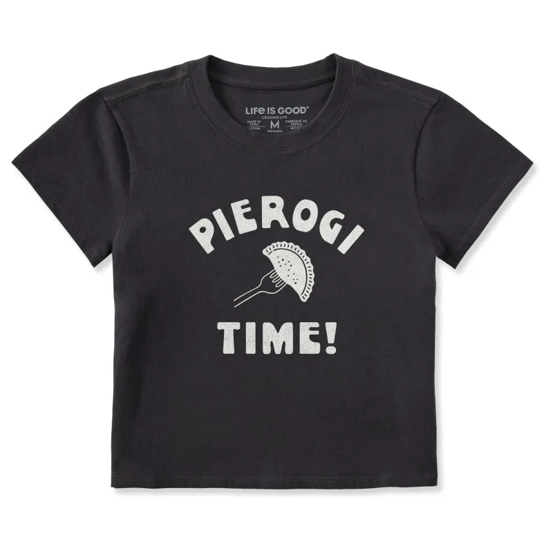Women's Pierogi Time! Crusher-LITE Shrunken Tee sold by Life is Good