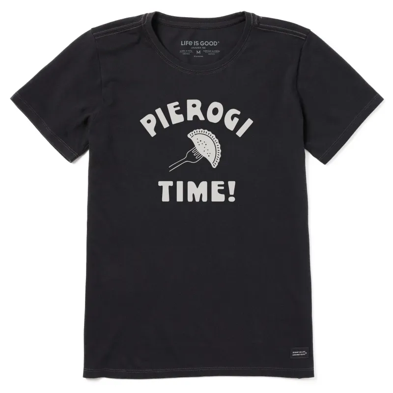 Women's Pierogi Time! Short Sleeve Crusher Tee sold by Life is Good