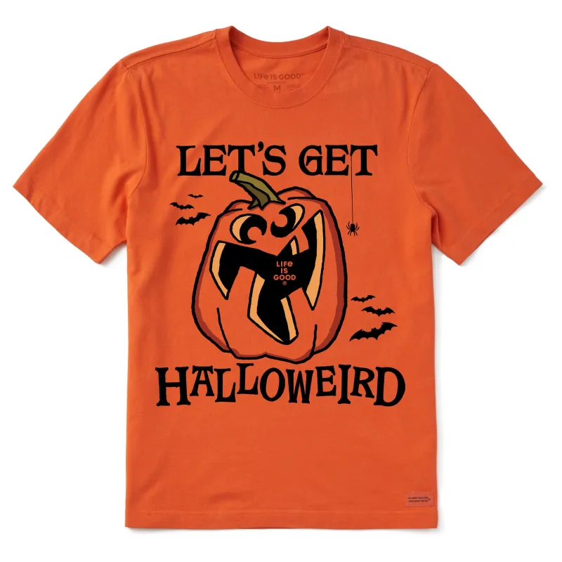 Men's Let's get Halloweird Short Sleeve Crusher Tee sold by Life is Good