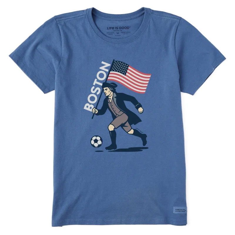Women's Boston USA Soccer Short Sleeve Tee sold by Life is Good