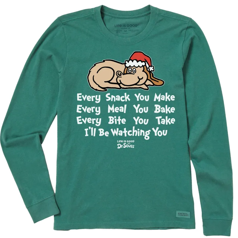 Women's Max I'll Be Watching You Long Sleeve Crusher Tee made by Life is Good