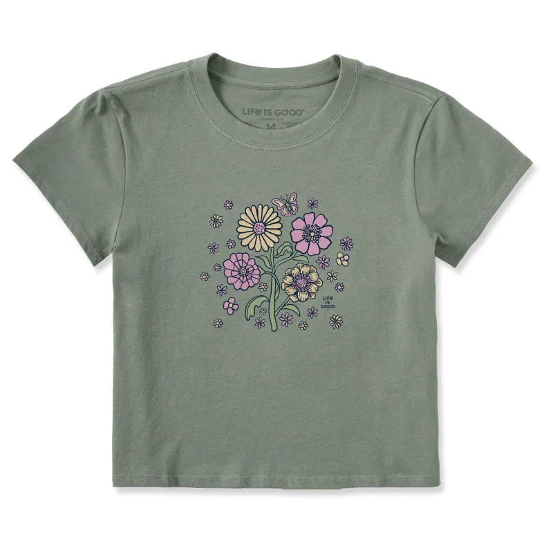 Women's A Butterfly Among Flowers Crusher-LITE Shrunken Tee sold by Life is Good