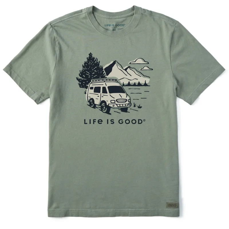 Men's Adventure Vehicle Short Sleeve Crusher Tee sold by Life is Good