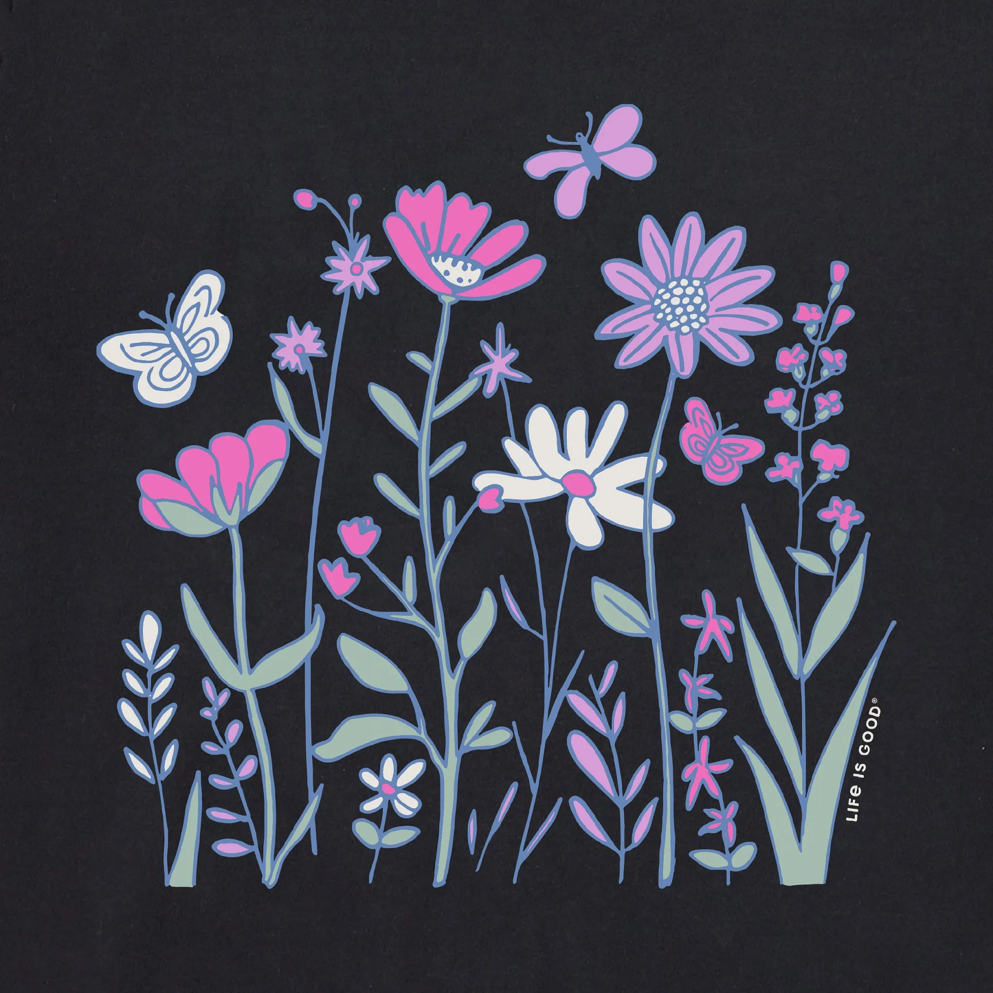 Women's Wildflower Scene Crusher Boxy Tank sold by Life is Good product image thumbnail 2