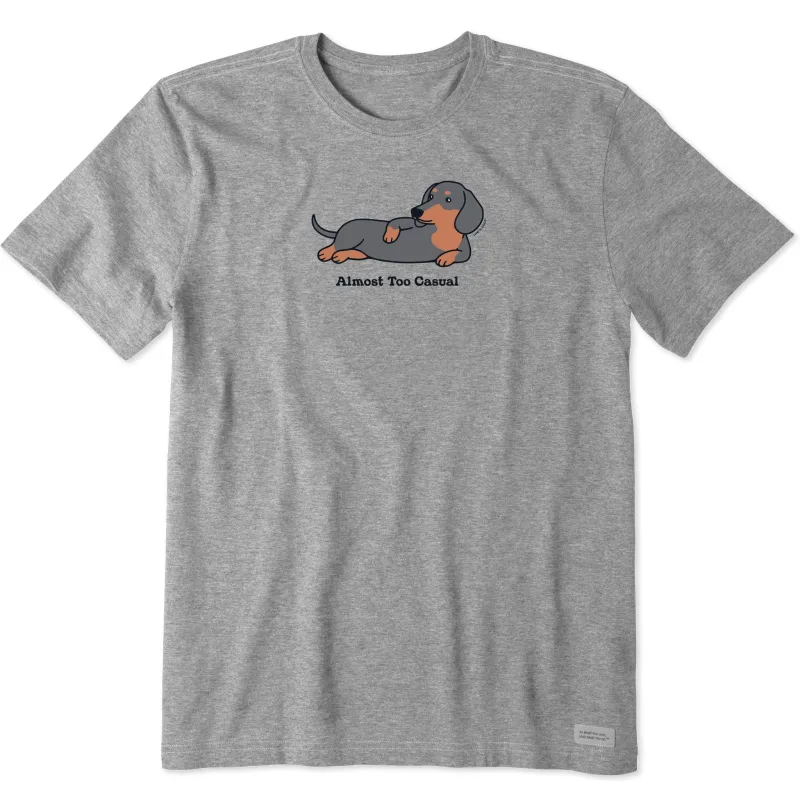 Men's Almost Too Casual Short Sleeve Crusher Tee sold by Life is Good