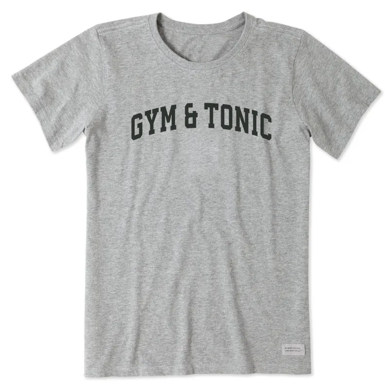 Women's Gym & Tonic Short Sleeve Crusher Tee sold by Life is Good