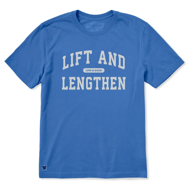 Men's Lift and Lengthen Arch Short Sleeve Crusher Tee sold by Life is Good
