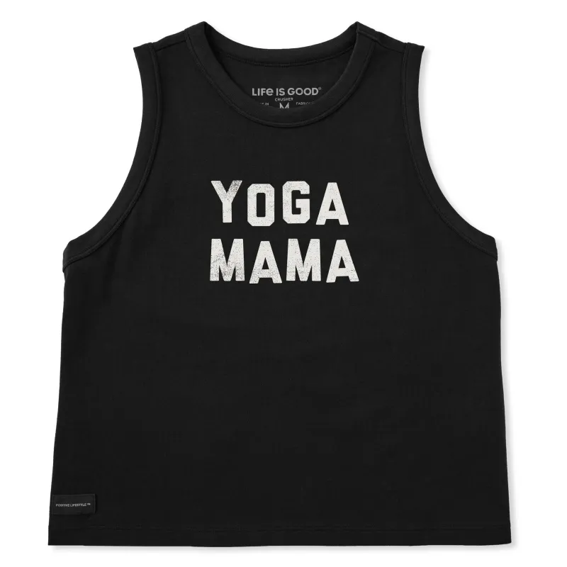 Women's Yoga Mama Crusher Boxy Tank sold by Life is Good