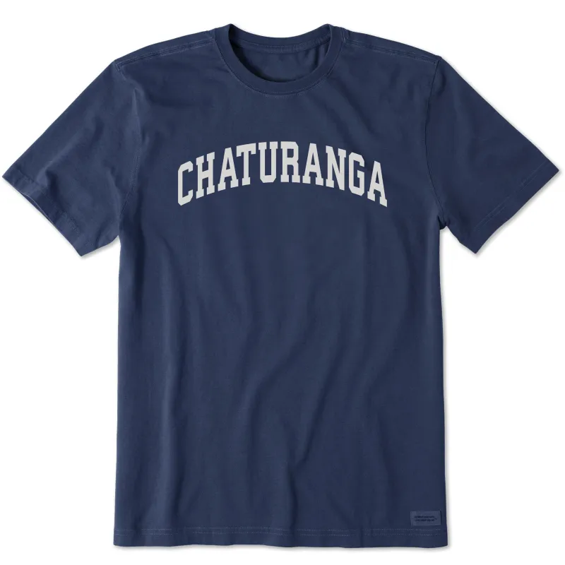 Men's Chaturanga Arch Short Sleeve Crusher Tee sold by Life is Good