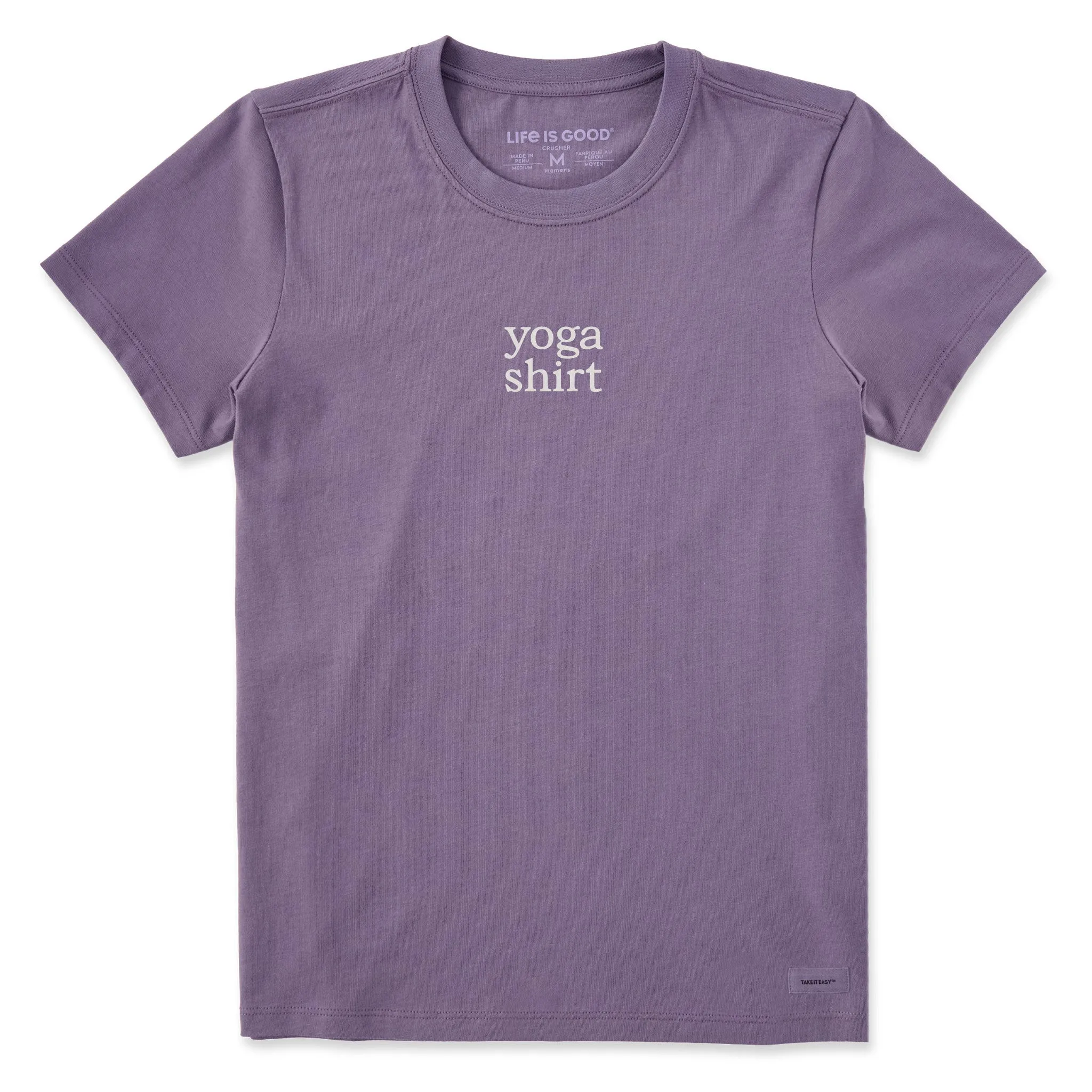 Women's yoga shirt Short Sleeve Crusher Tee sold by Life is Good