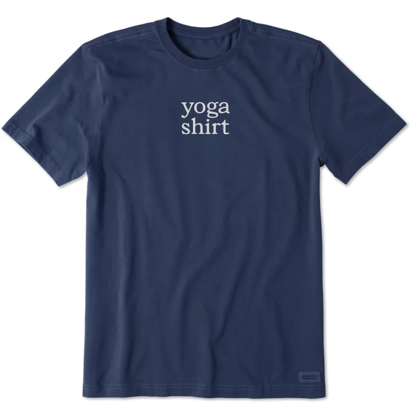 Men's yoga shirt Short Sleeve Crusher Tee sold by Life is Good