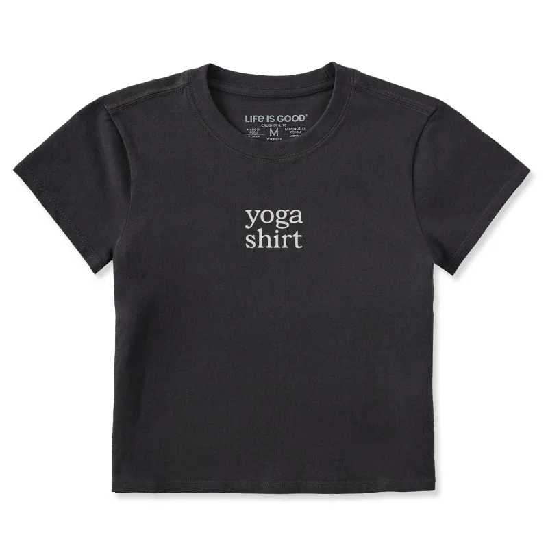 Women's yoga shirt Crusher-LITE Shrunken Tee sold by Life is Good