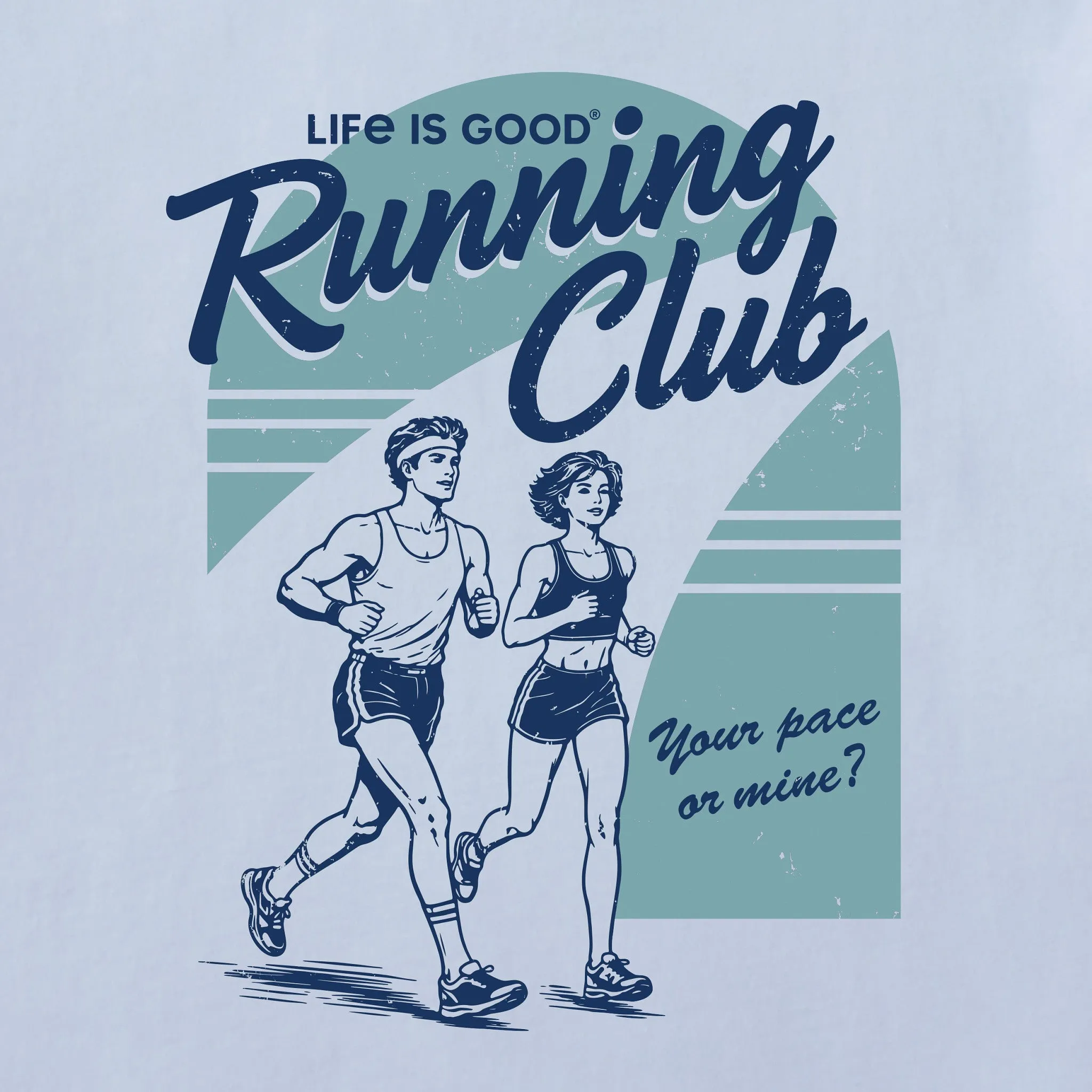 Men's Life is Good Running Club Short Sleeve Crusher Tee sold by Life is Good product image thumbnail 2