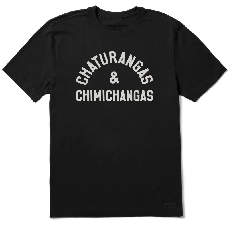 Men's Chaturangas & Chimichangas Short Sleeve Crusher Tee sold by Life is Good