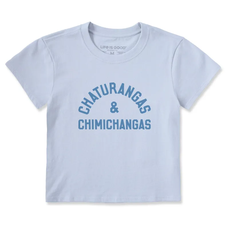 Women's Chaturangas & Chimichangas Crusher-LITE Shrunken Tee sold by Life is Good