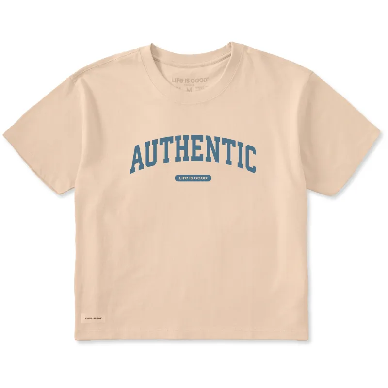 Women's Authentic Arch Short Sleeve Crusher Boxy Tee sold by Life is Good