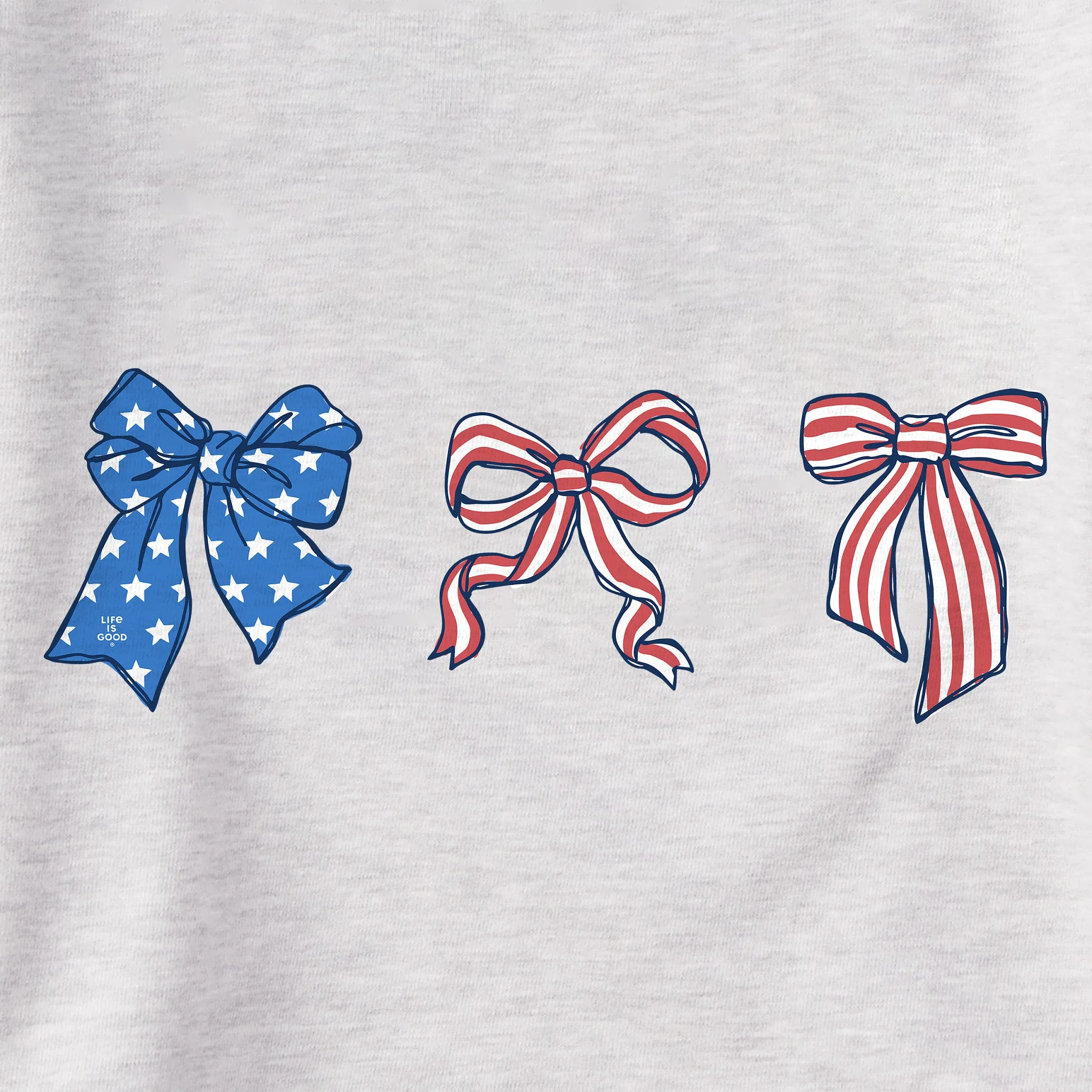 Women's Three American Bows Simply True Fleece Hoodie sold by Life is Good product image thumbnail 2