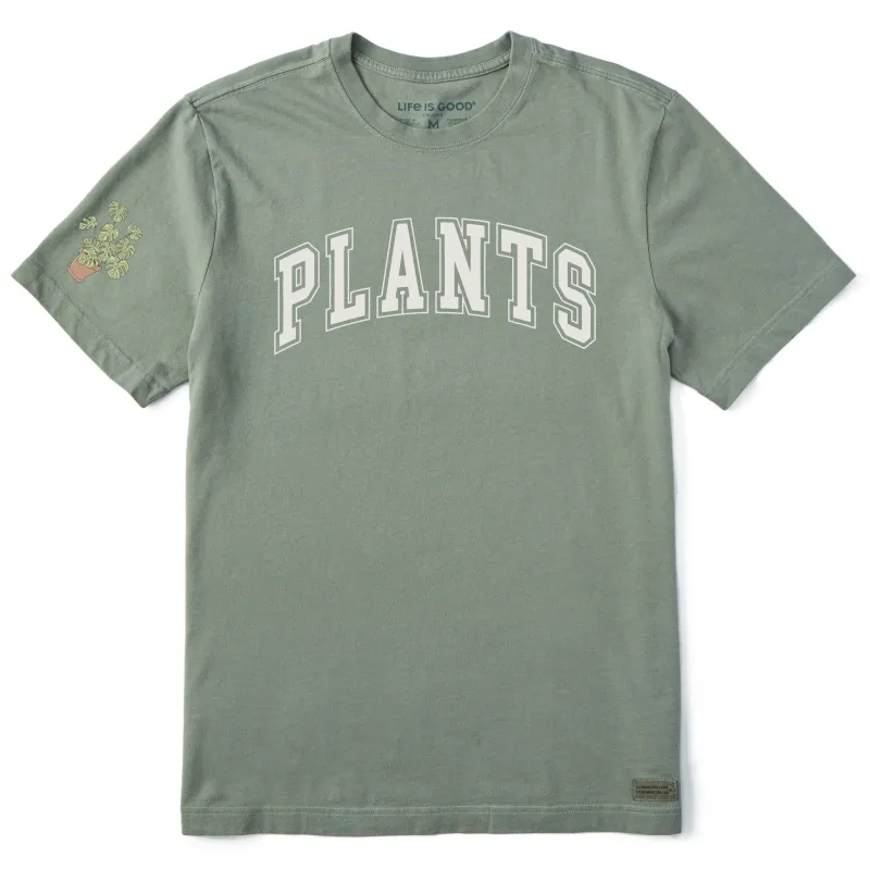 Men's Plants Athletic Arch Short Sleeve Crusher Tee sold by Life is Good