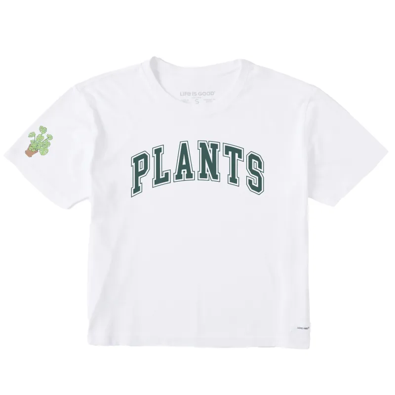 Women's Plants Athletic Arch Short Sleeve Crusher Boxy Tee sold by Life is Good