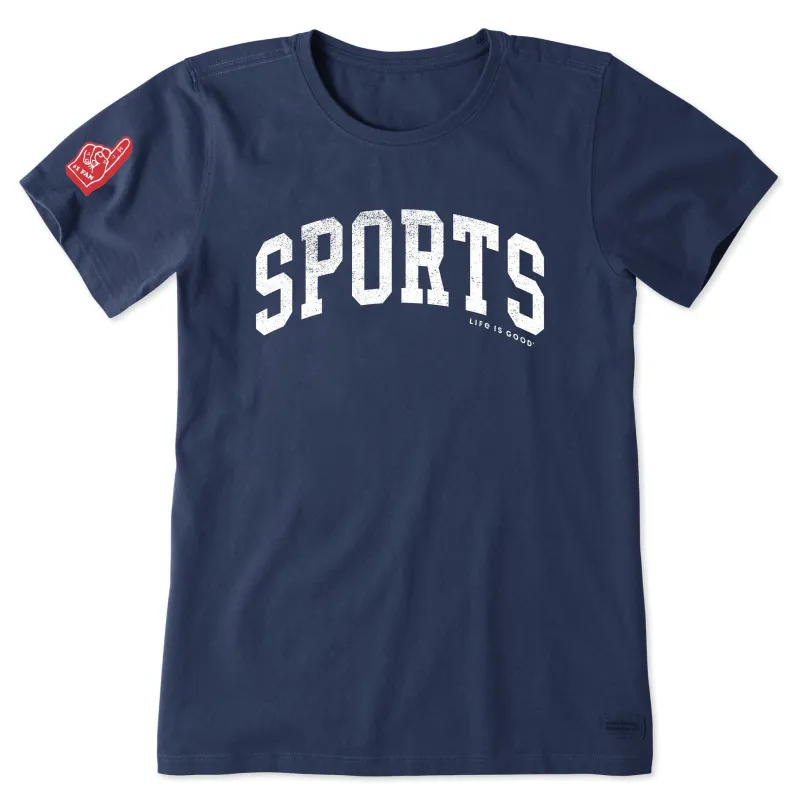 Women's Sports Athletic Arch Short Sleeve Crusher Tee sold by Life is Good