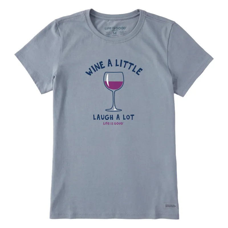 Women's Laugh a Lot Short Sleeve Crusher-LITE Tee sold by Life is Good