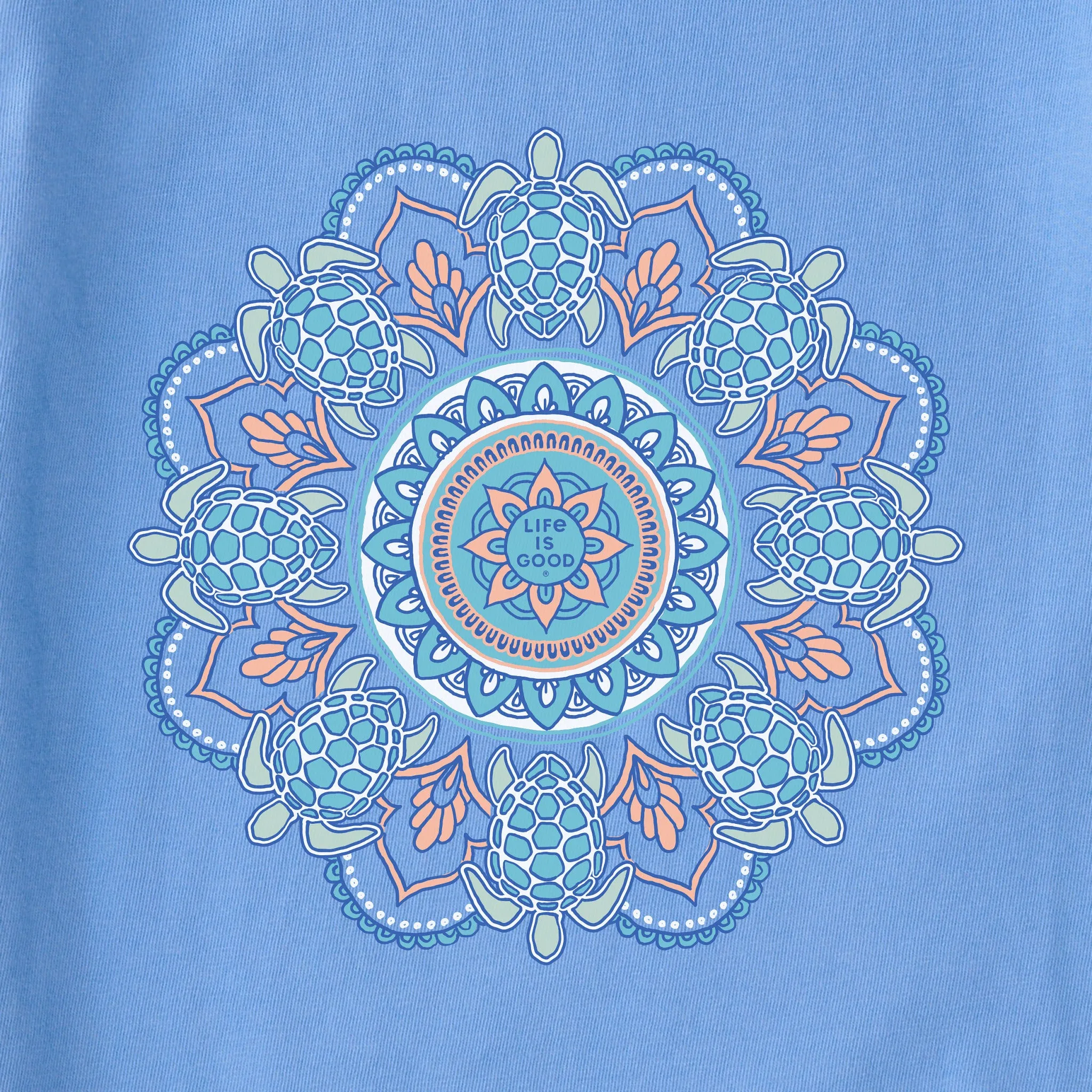 Women's Turtle Mandala Lightweight Sleep Tee sold by Life is Good product image thumbnail 2