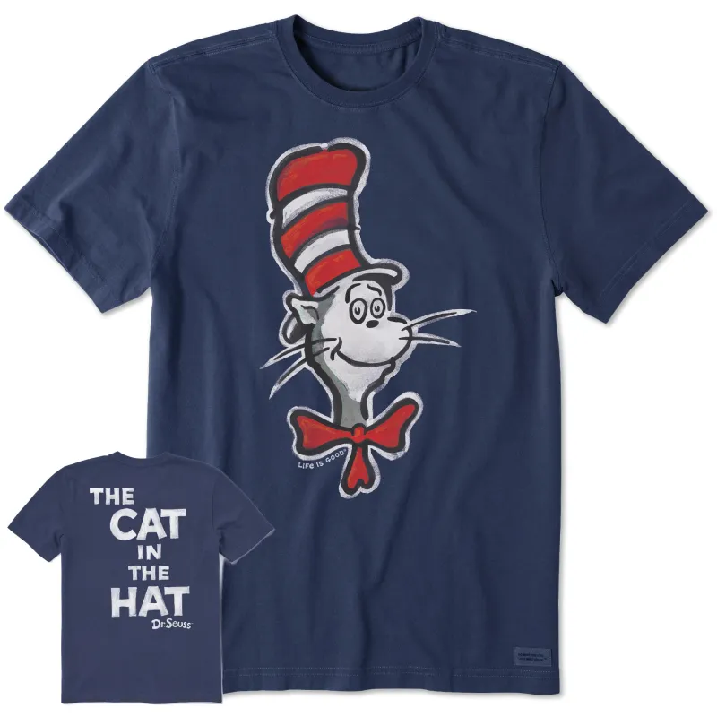 Men's Cat in the Hat Short Sleeve Crusher Tee sold by Life is Good