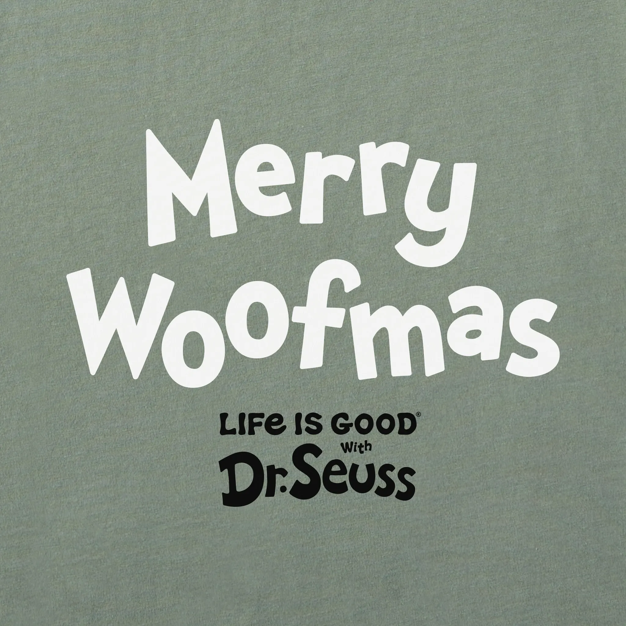 Men's Max Merry Woofmas Long Sleeve Crusher Tee sold by Life is Good product image thumbnail 2