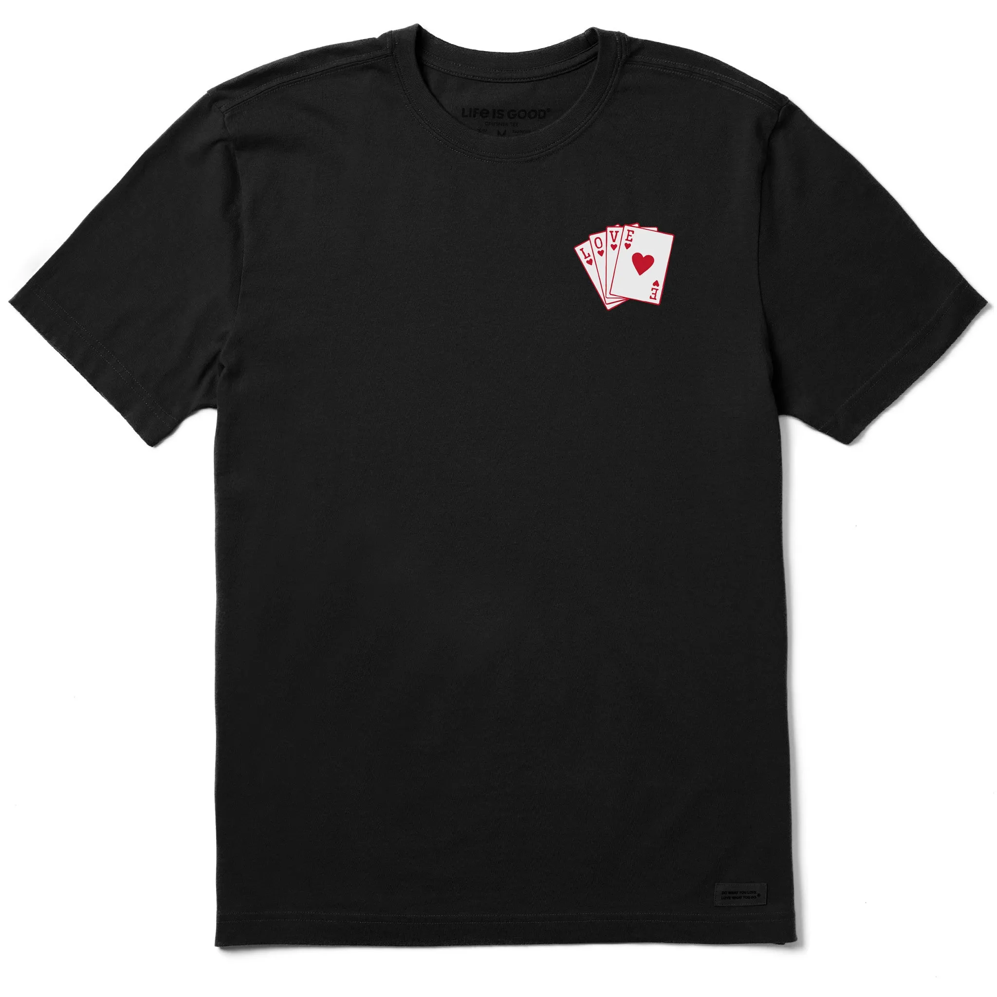 Men's Lovely Deck of Cards Short Sleeve Crusher Tee sold by Life is Good