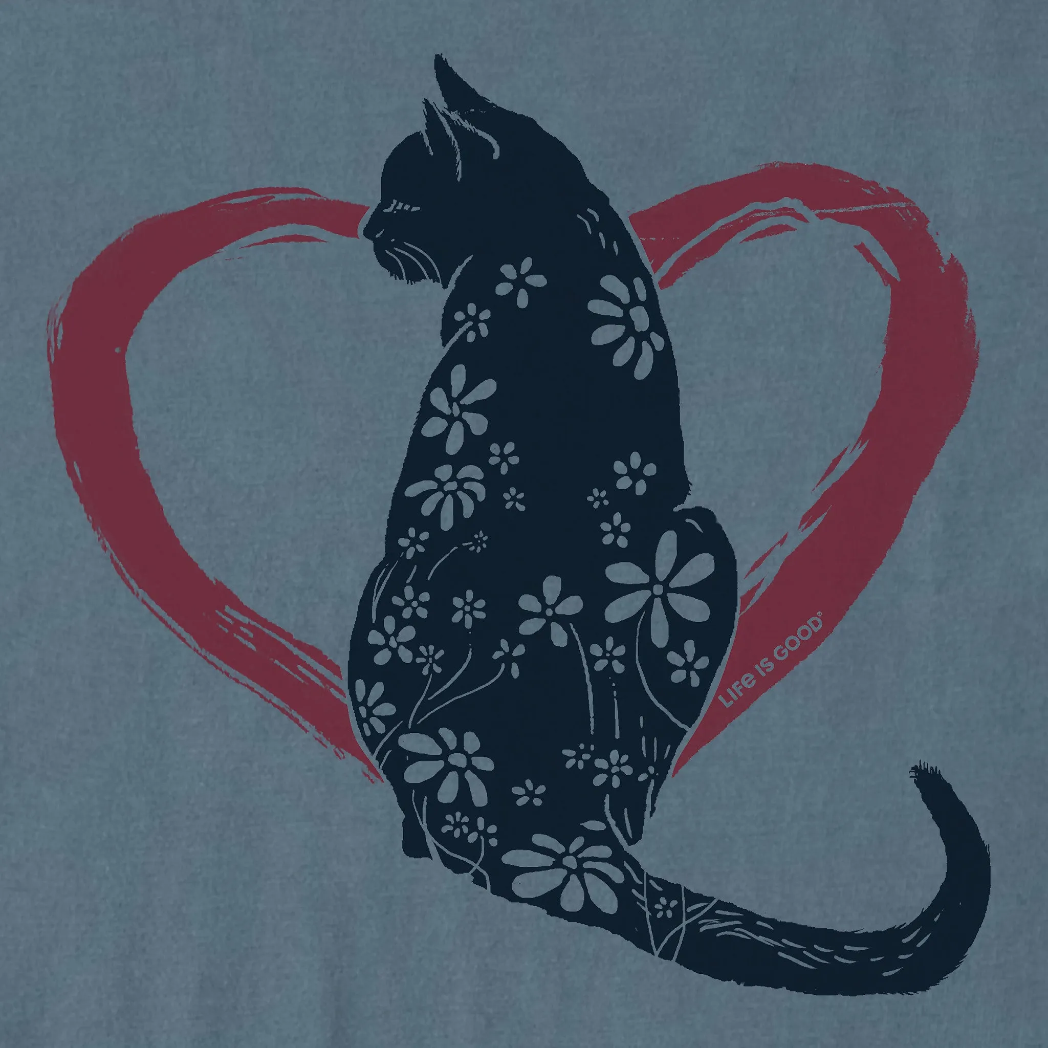 Men's Lovecat Short Sleeve Crusher Tee sold by Life is Good product image thumbnail 2