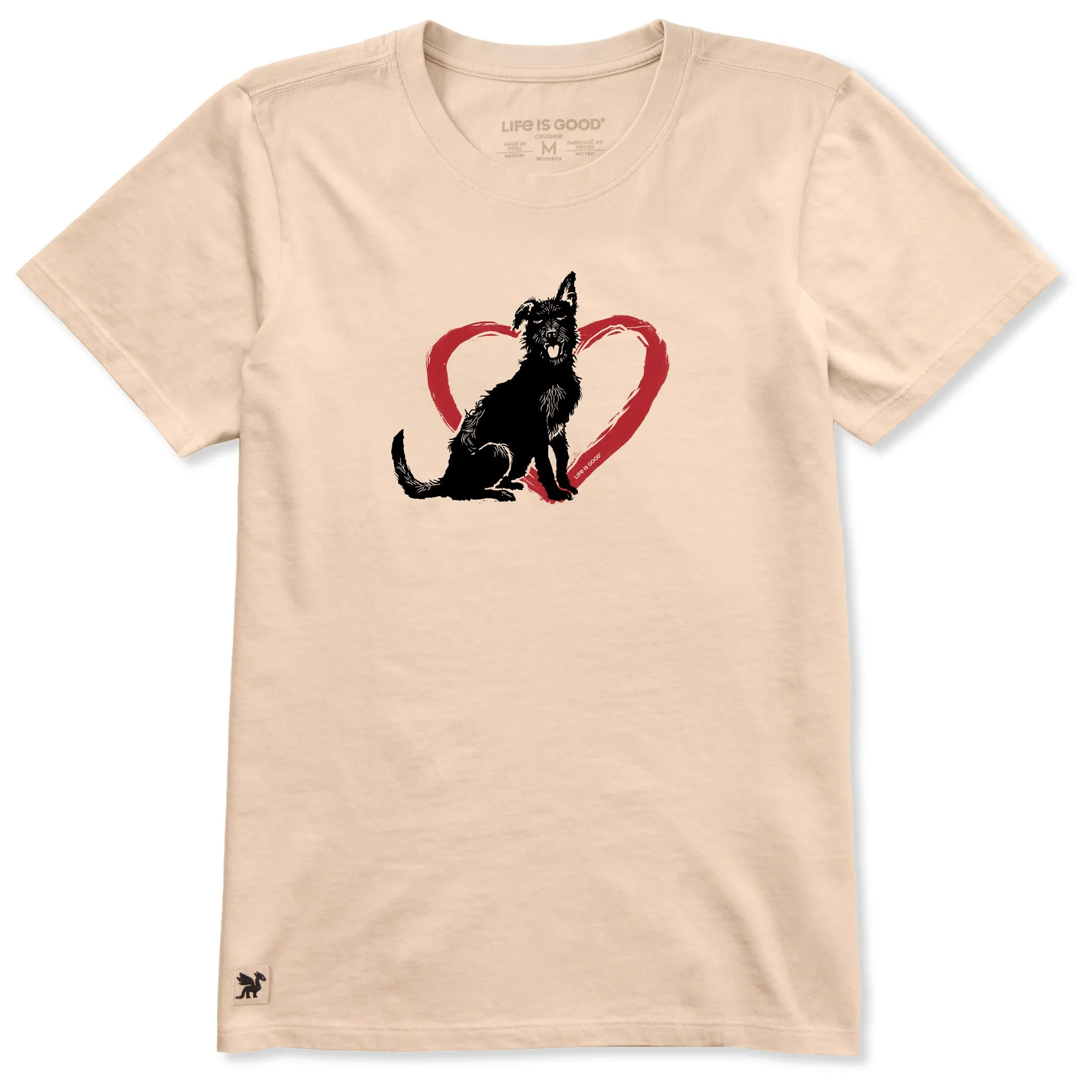 Women's Lovemutt Short Sleeve Crusher Tee sold by Life is Good