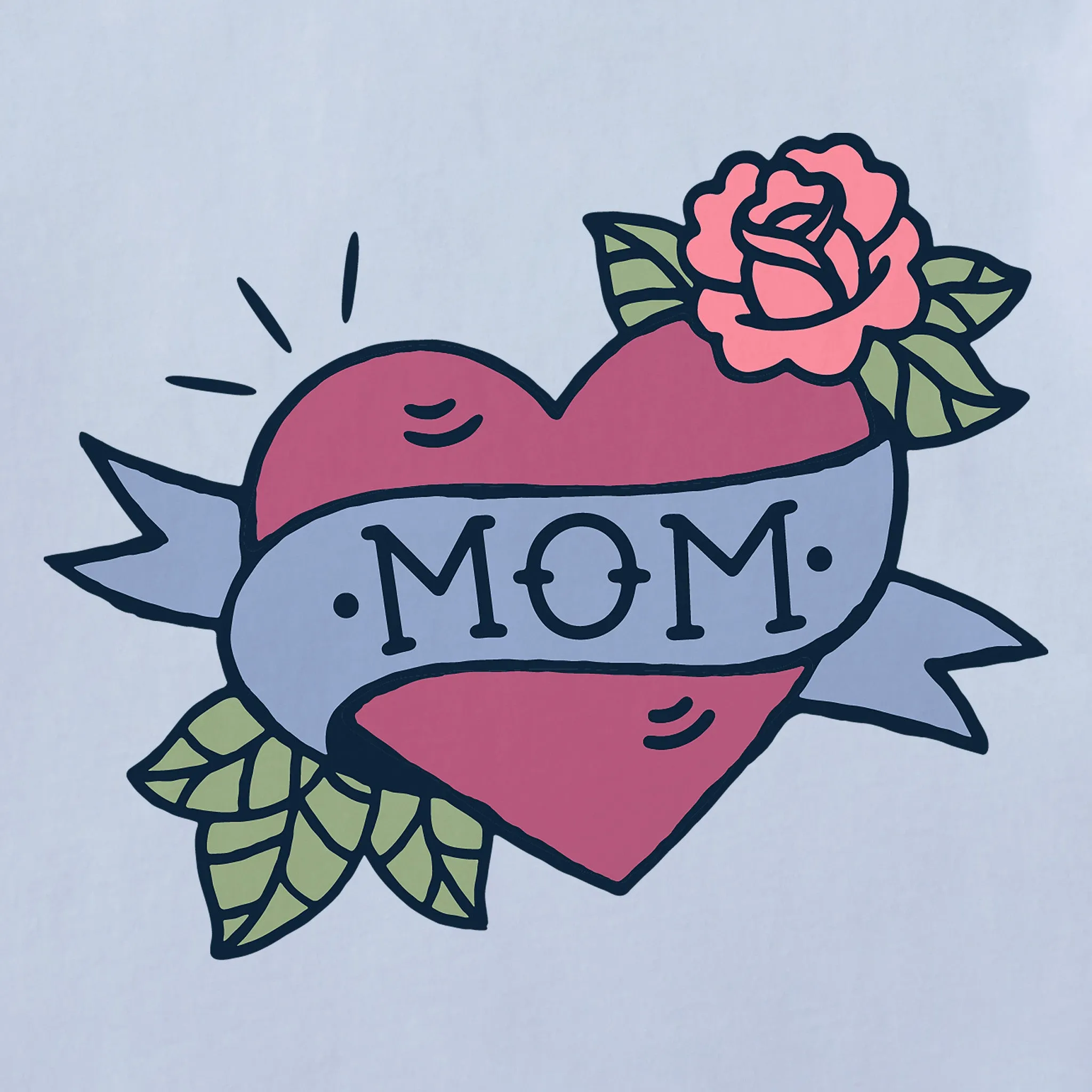 Women's Mom Love Crusher-LITE Shrunken Tee sold by Life is Good product image thumbnail 2