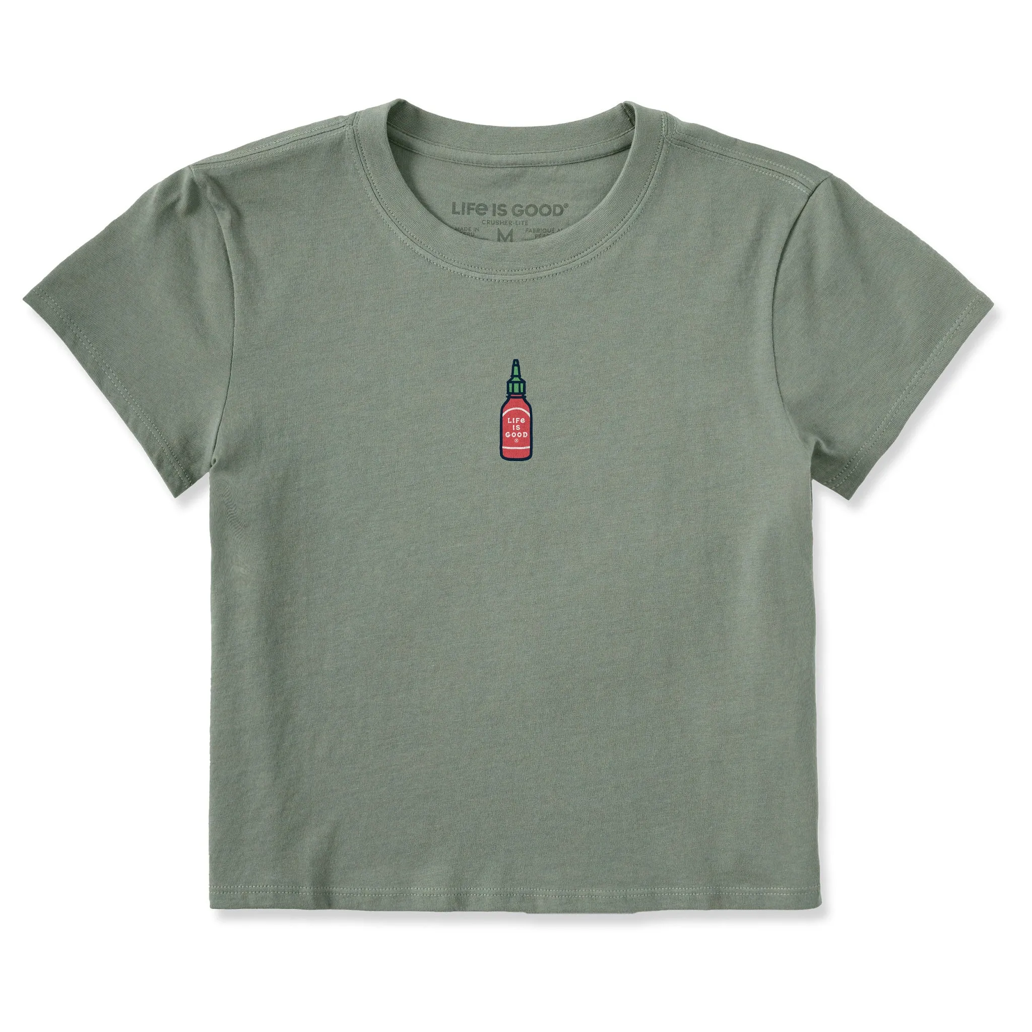 Women's Lil Hot Sauce Crusher-LITE Shrunken Tee sold by Life is Good
