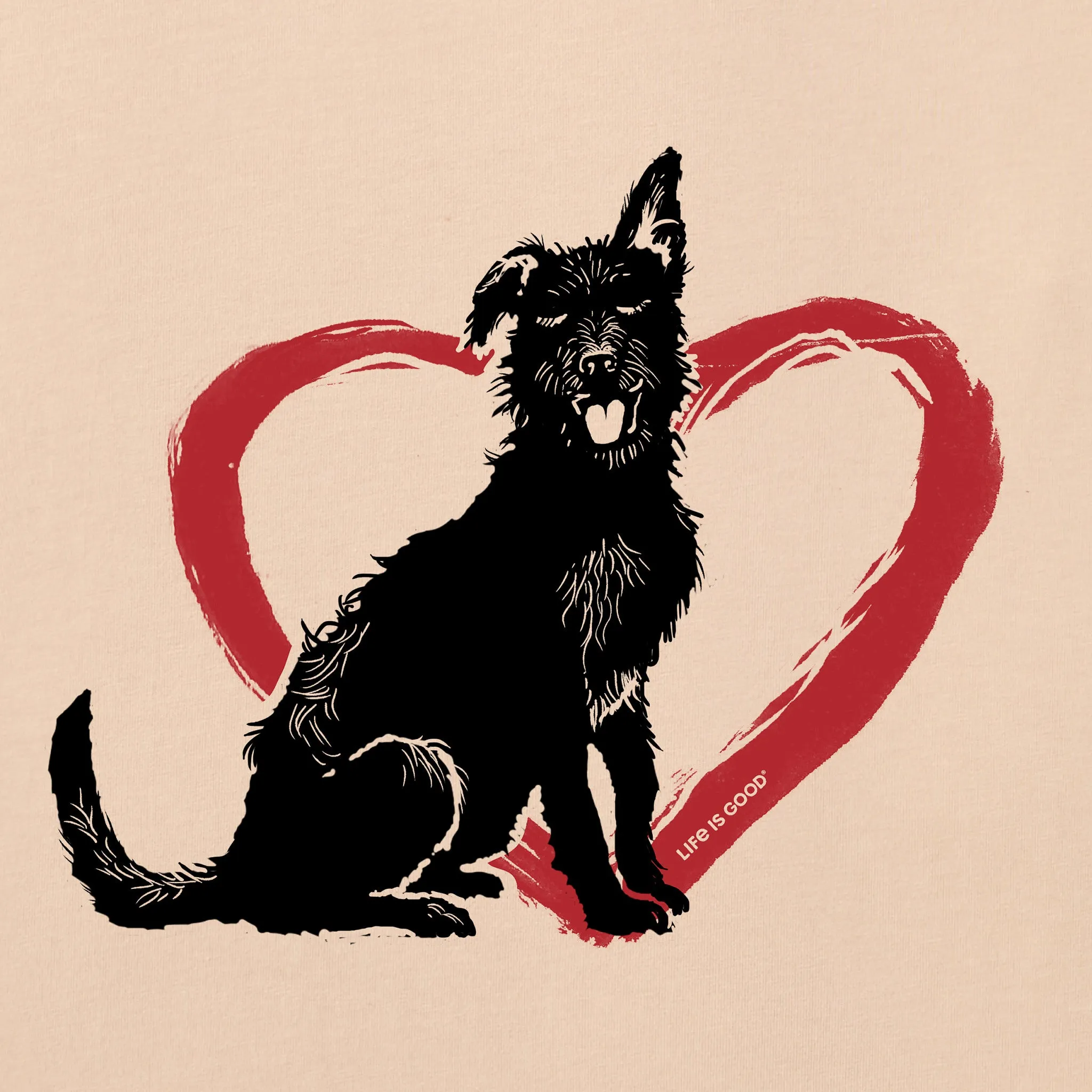 Men's Lovemutt Short Sleeve Crusher Tee sold by Life is Good product image thumbnail 2