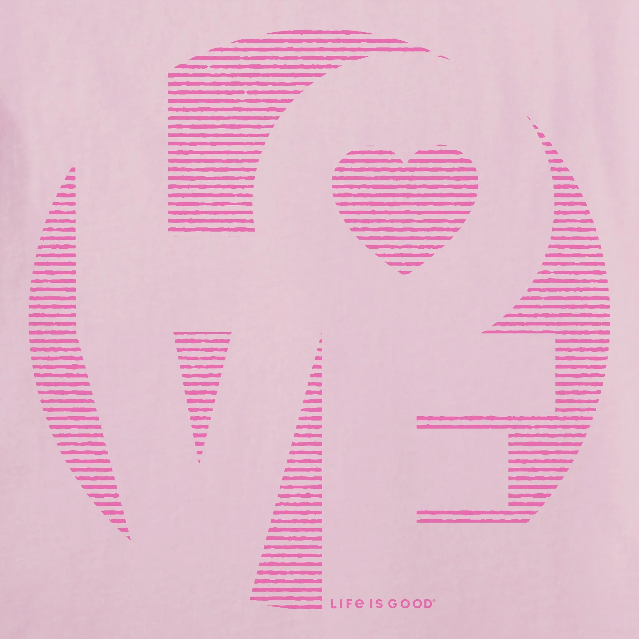 Women's Love Circle Stack Short Sleeve Crusher Tee sold by Life is Good product image thumbnail 2