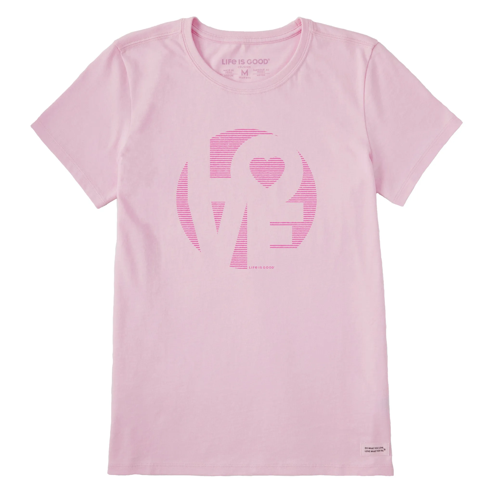 Women's Love Circle Stack Short Sleeve Crusher Tee sold by Life is Good