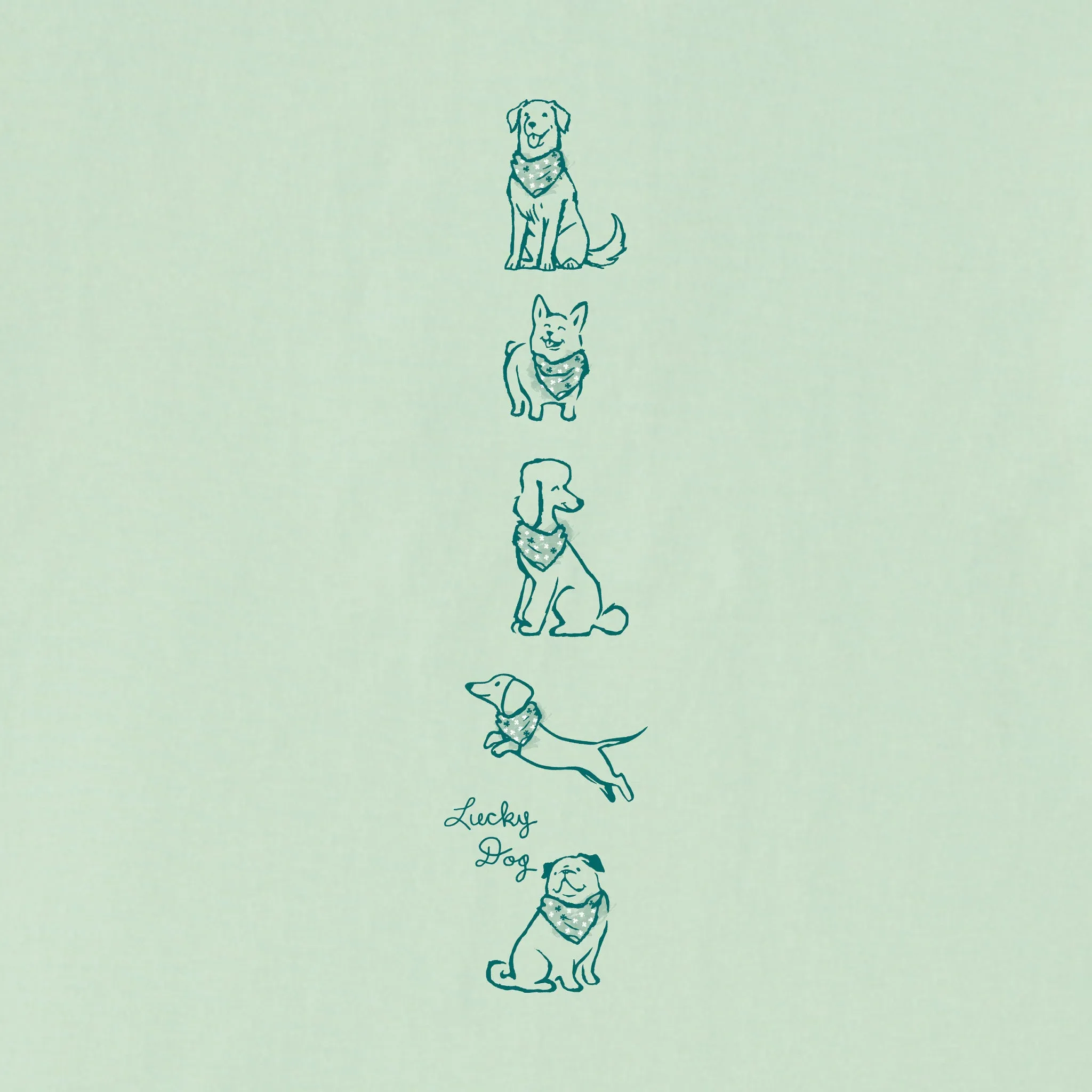 Women's Lucky Dogs Long Sleeve Crusher Tee sold by Life is Good product image thumbnail 3