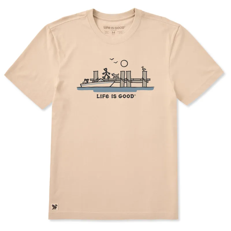 Men's Dockside Boat Vista Short Sleeve Tee sold by Life is Good